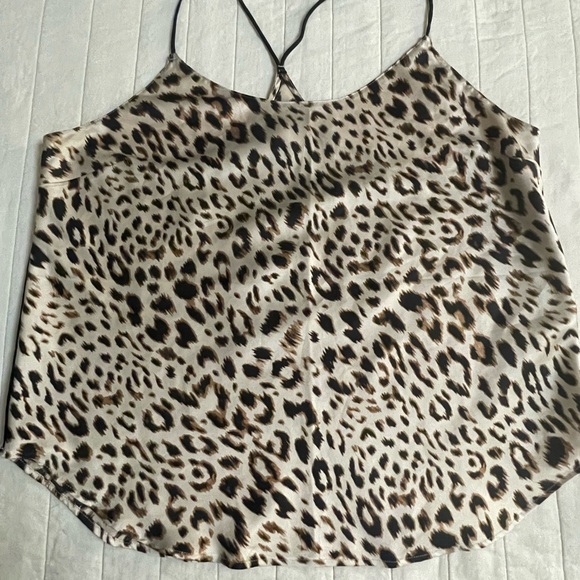Victoria's Secret Animal Print Satin Cami Shorts Sleep set Size Large - Picture 13 of 14